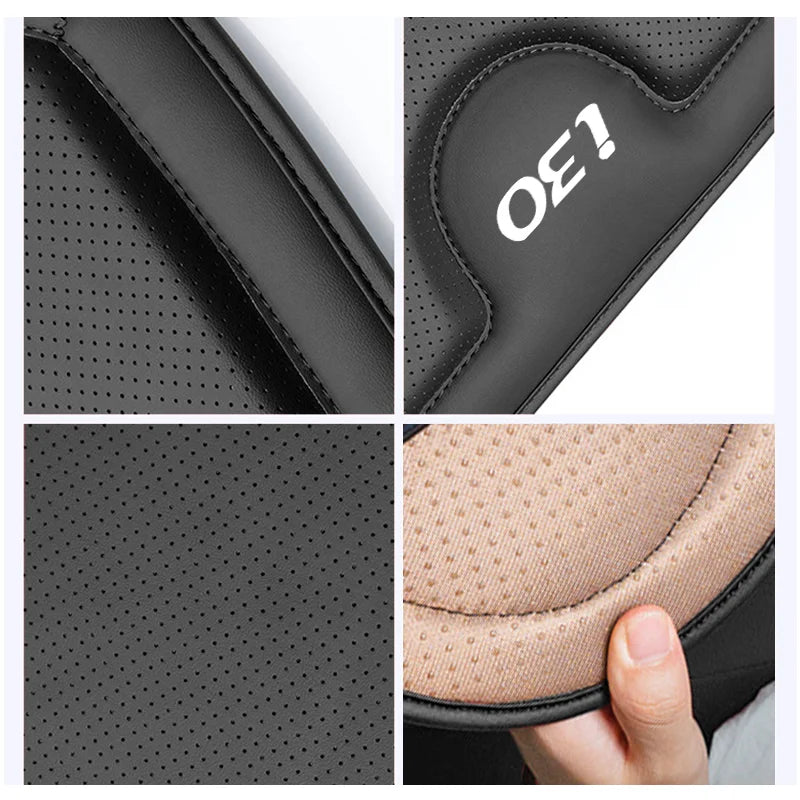 Perforated Leather Car Seat Cover For Hyundai ix35 i30 Breathable and Non-slip Cars Seat Cushion Pad Interior Mat Auto Accessory