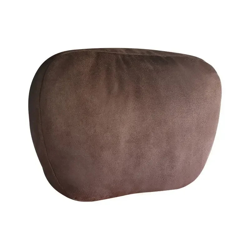 Suede Fabric Car Neck Pillow Universal Car neck cushion Auto Headrest Pillow Memory Foam Headrest for Cars Vehicle Supplies